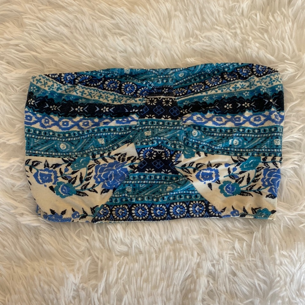 Free-people tribal print bandeau